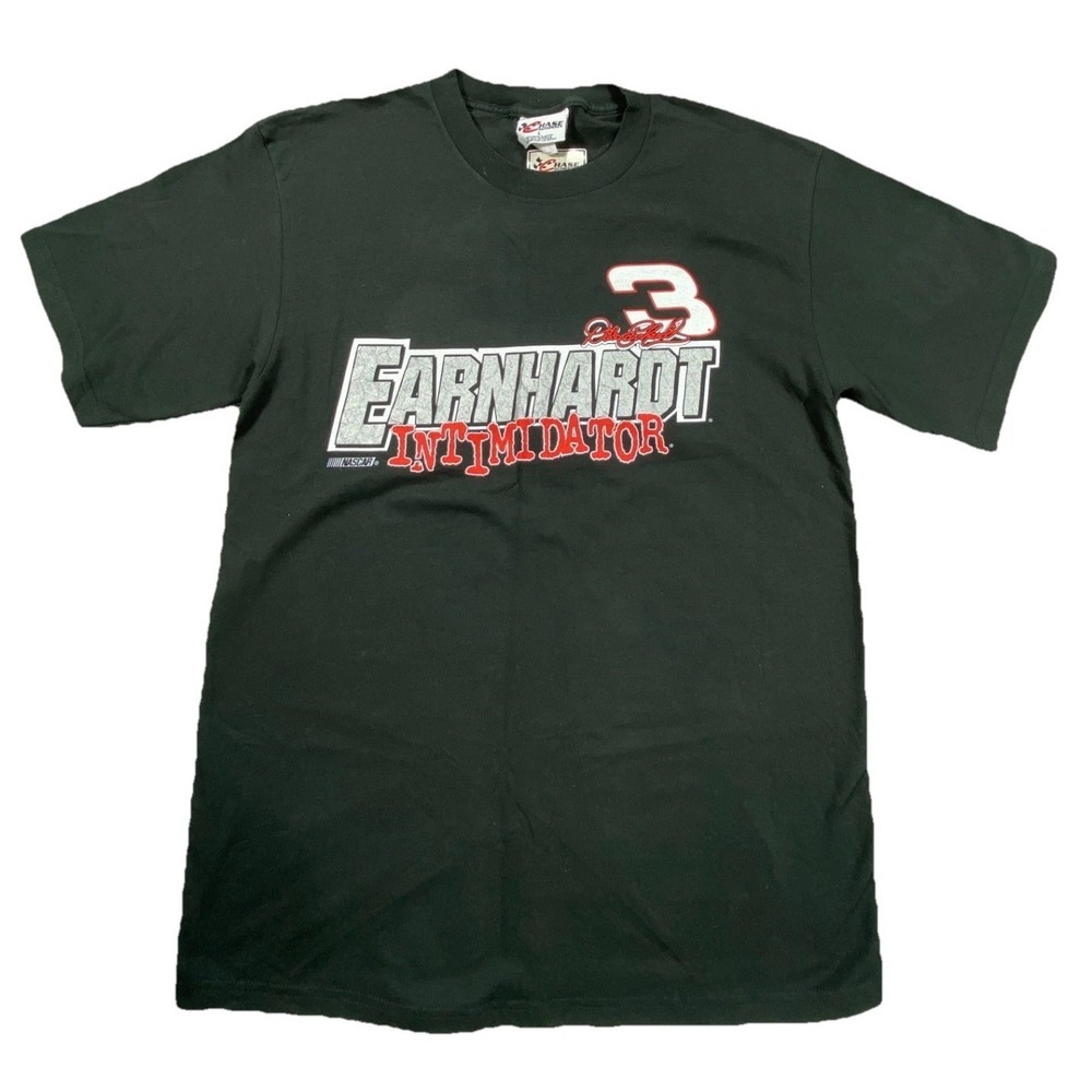 Vintage Dale Earnhardt T-Shirt Mens L Black 3 Intimidator Nascar Winston Cup NEW